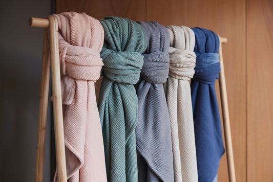 Deken Wieg Jollein Basic Knit Nougat Fleece 75x100cm