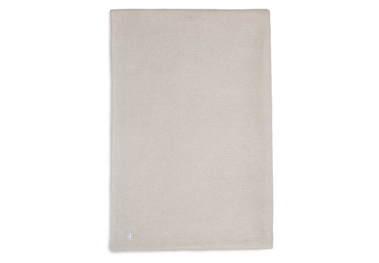 Deken Ledikant Jollein 100x150 Basic Knit Nougat/Fleece