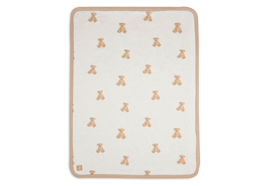 Deken Wieg Jollein 75x100 Jersey Teddy Bear