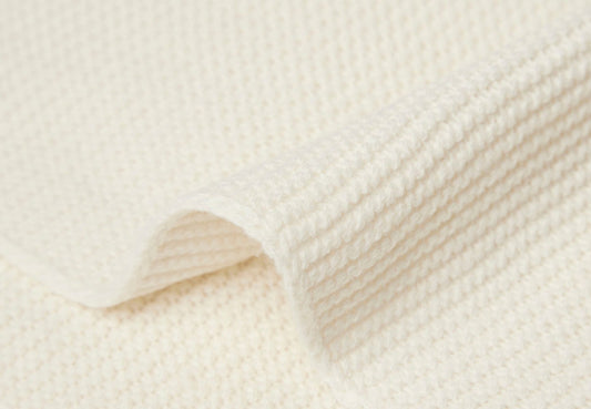 Deken Ledikant Jollein Basic Knit Ivory