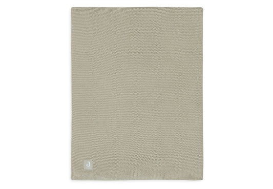 Deken Wieg Jollein 75x100 Basic Knit Olive Green