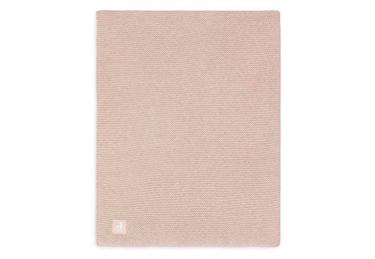Deken Wieg Jollein 75x100 Basic Knit Wild Rose