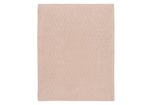 Deken Ledikant Jollein 100x150 Grain Knit Wild Rose