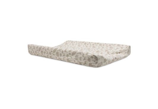 Aankleedkussenhoes Jollein Jersey Animals Nougat