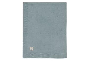 Deken Wieg Jollein 75x100 Cosy knit Sea Green