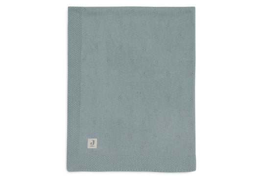 Deken Wieg Jollein 75x100 Cosy knit Sea Green