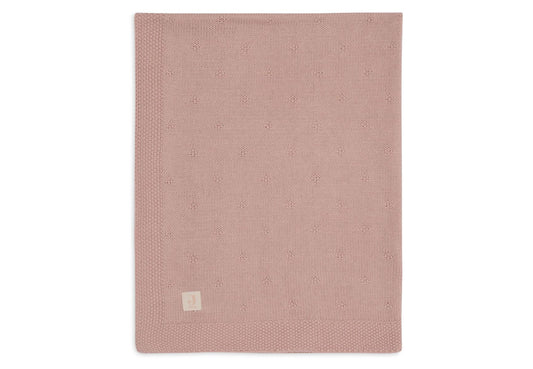 Deken Ledikant Jollein 100x150 Cosy Knit Wild Rose