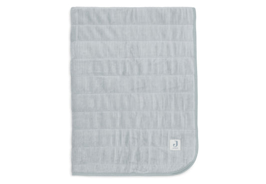 Deken Wieg Jollein 75x100 Velvet Rib Sea Green