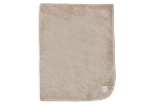 Deken Wieg Jollein 75x100 Basic Jersey Sherpa Warm Sand