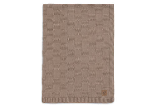 Deken Ledikant Jollein 100x150 Box Knit Milky Coffee