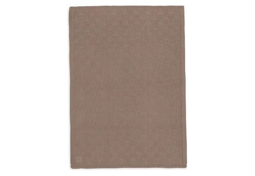 Deken Ledikant Jollein 100x150 Box Knit Milky Coffee