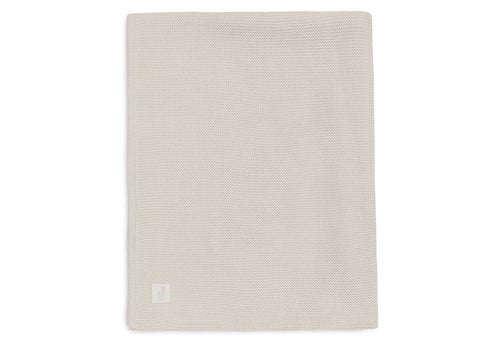 Deken Wieg Jollein 75x100 Basic Knit Oatmeal/Velvet