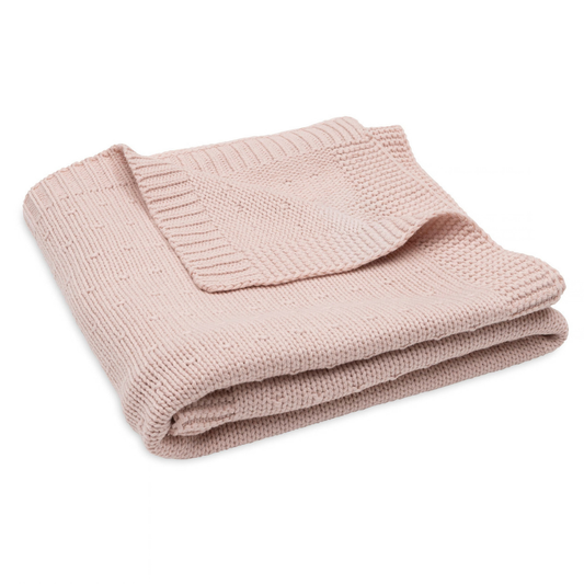 Deken Wieg Jollein Sprinkle Knit Silk Rose