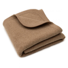 Wiegdeken Jollein Merino Wol Felted Dark Hazel
