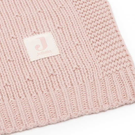 Deken Ledikant Jollein Sprinkle Knit Silk Rose