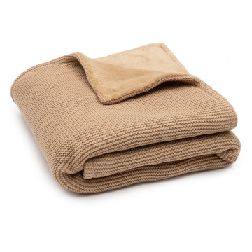 Deken Wieg Jollein Basic Knit Hazel/Fleece