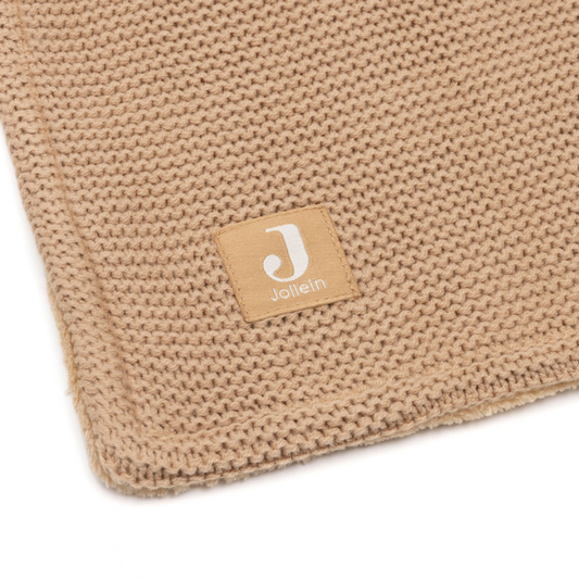Deken Wieg Jollein Basic Knit Hazel/Fleece
