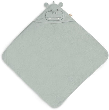 Badcape Jollein Badstof 75x75 Hippo Happy