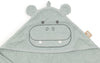 Badcape Jollein Badstof 75x75 Hippo Happy
