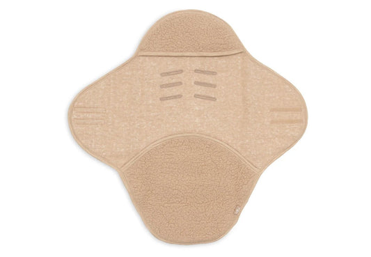Wikkeldeken Jollein Sherpa Merino Wol Naturel