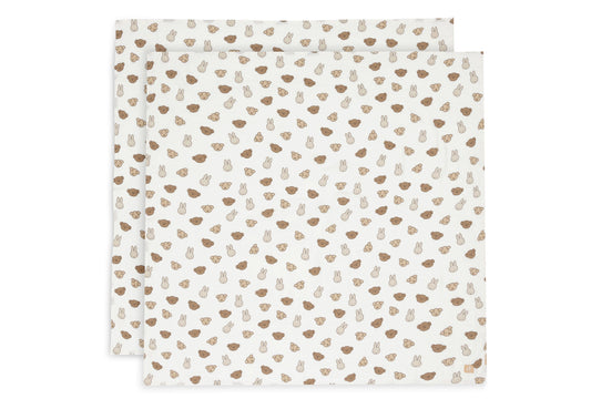 Multidoek Jollein Hydrofiel 115x115 Nijntje And Friends 2-pack