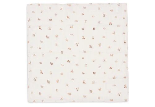 Multidoek Jollein Hydrofiel 70x70 Animal Friends 3-pack