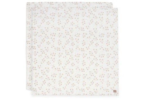 Multidoek Jollein 115x115 Leafy Dreams 2-pack