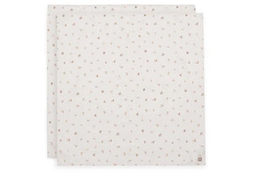 Multidoek Jollein 115x115 Animal Friends 2-pack