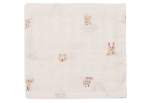 Monddoekjes Jollein Hydrofiel Animal Friends 3st