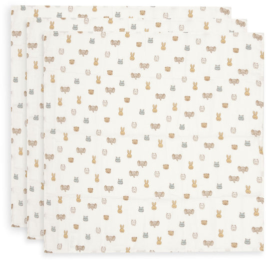 Multidoek Jollein Hydrofiel 70x70 Jollies 3st