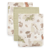 Washandjes Hydrofiel Jollein Barn Buddies 3-pack