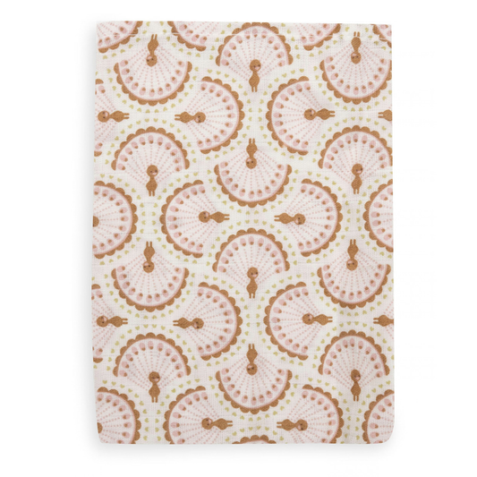 Washandjes Hydrofiel Jollein Soft Plumes Multicolor