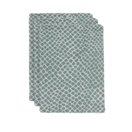 Monddoekjes Jollein Hydrofiel Snake Ash Green 3 st
