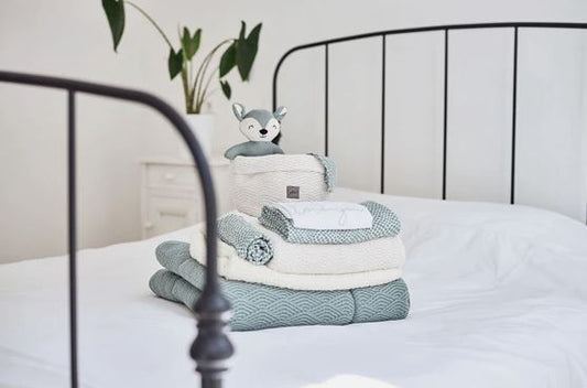 Monddoekjes Jollein Hydrofiel Snake Ash Green 3 st