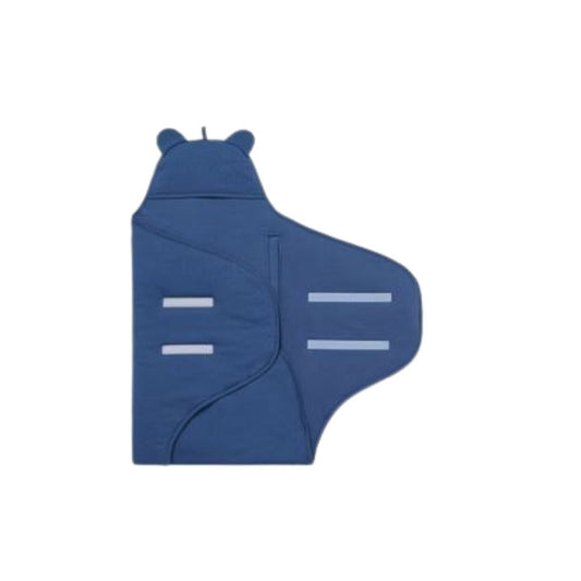 Wikkeldeken Jollein Basic Stipe Jeans Blue