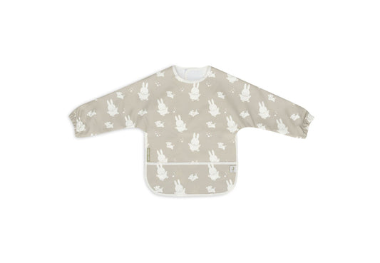 Slabber Jollein Met Mouw Waterproof Nijntje en Snuffy Olive Green