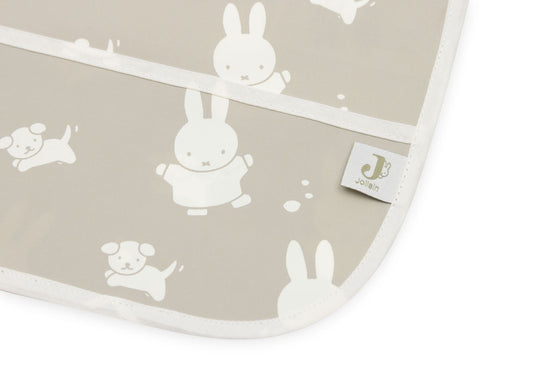 Slabber Jollein Met Mouw Waterproof Nijntje en Snuffy Olive Green