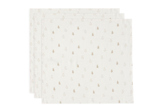 Multidoek Jollein Hydrofiel 70x70 Nijntje Nougat 3-pack