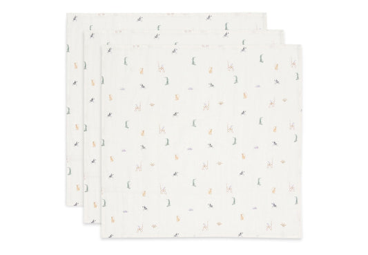 Multidoek Jollein Hydrofiel 70x70 Jungle Jambo 3st