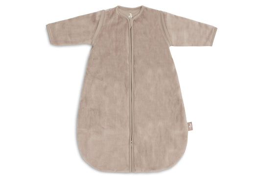 Slaapzak Jollein Afritsbare Mouw Rond Velvet Milky Coffee 60cm