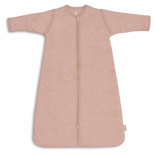 Slaapzak Jollein Twinkling met Afritsbare Mouwen 70 cm Wild Rose