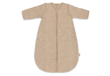 Slaapzak Jollein Afritsbare Mouw Merino Wol 90cm Felted Naturel