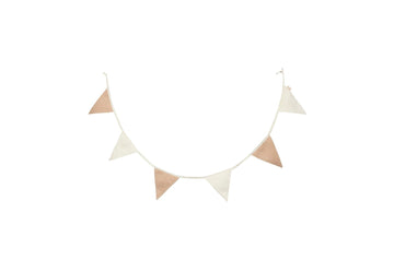 Vlaggenlijn Jollein Biscuit/Ivory