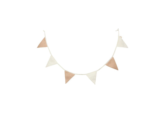 Vlaggenlijn Jollein Biscuit/Ivory