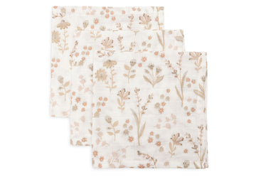 Monddoekjes Jollein Hydrofiel Bloomy 3st