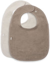 Slabber Jollein Badstof Sand/Milky Coffee 2st.