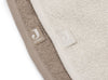 Slabber Jollein Badstof Sand/Milky Coffee 2st.