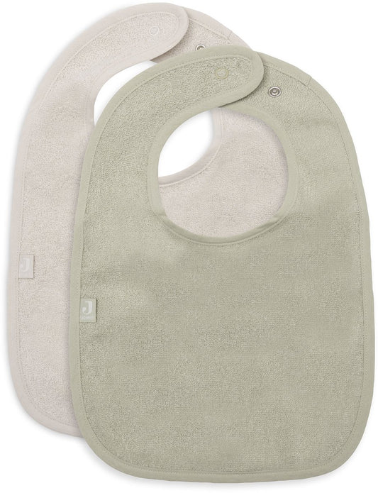 Slabber Jollein Badstof Matcha/Sand 2st.