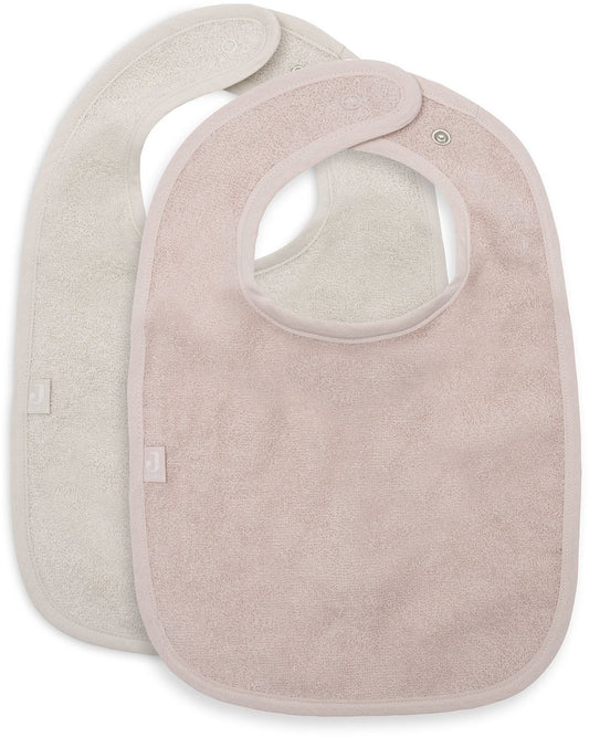 Slabber Jollein Badstof Rose/Sand 2st.