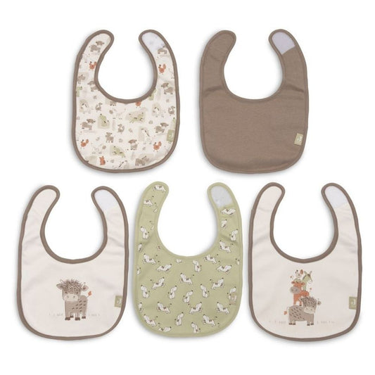 Slabber Jollein Waterproof Jersey Barn Buddies 5-pack